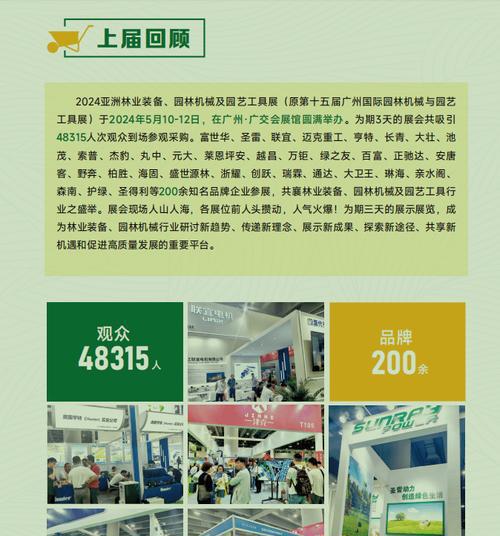 2021亚洲林业装备、园林机械及园艺工具展广州开幕