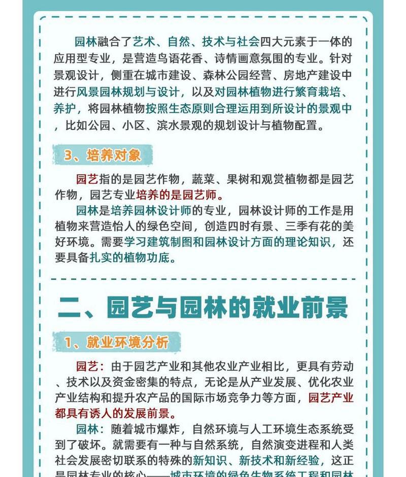 园艺技术专业主要学什么_园艺技术专业适合找什么工作_园艺技术